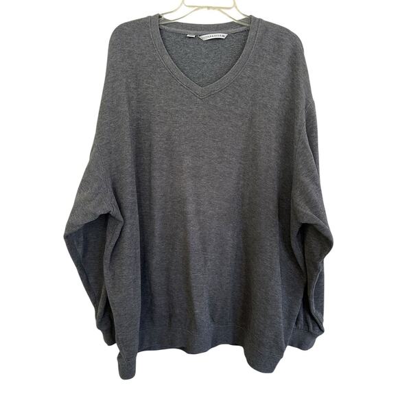 Cutter & Buck Charcoal Grey V-Neck Pullover Sweater Men’s Shirt Size XXL - Picture 2 of 9
